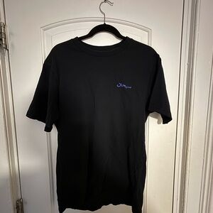 Supreme Black Tee with Purple Arabic Supreme Script Logo